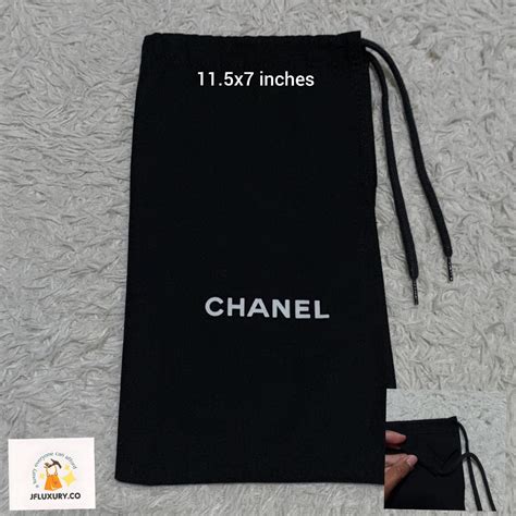 authentic chanel dust bag.